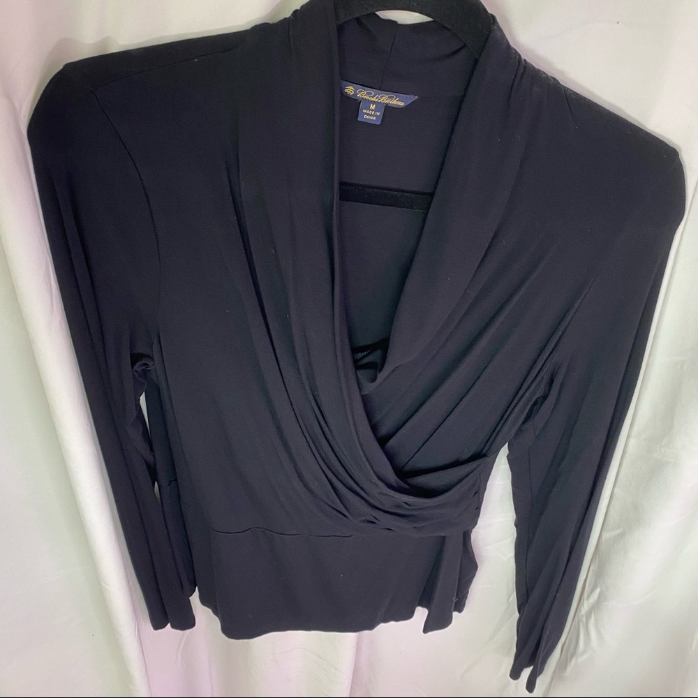 Brooks brothers size m long sleeve black